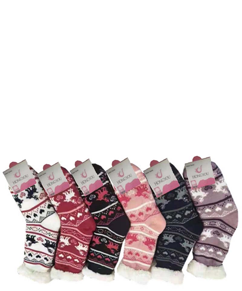 thermal fluffy socks